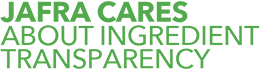 JAFRA Cares About Ingredient Transparency.