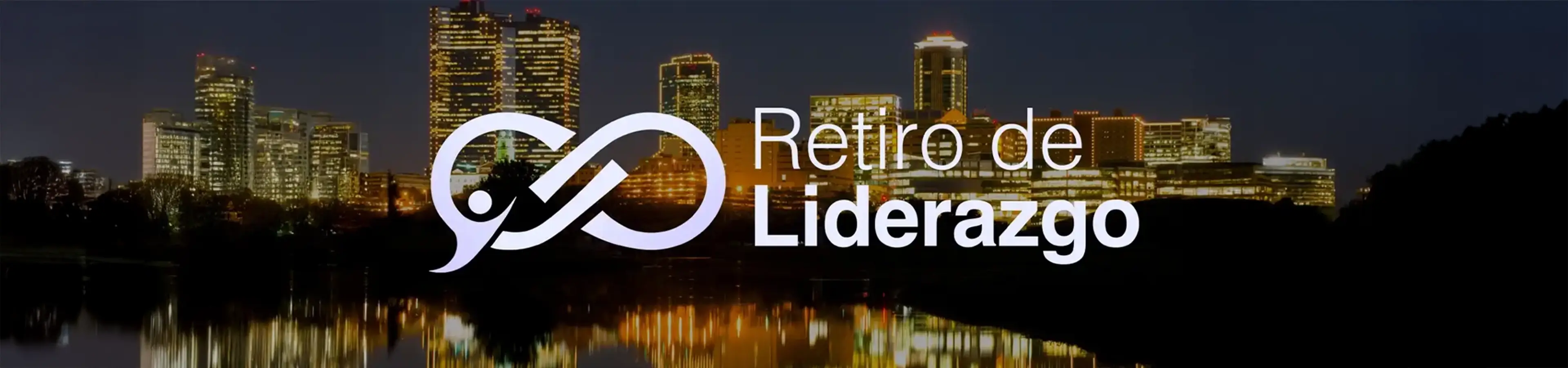 Retiro de Liderazgo — horizonte de Fort Worth, Texas de noche
